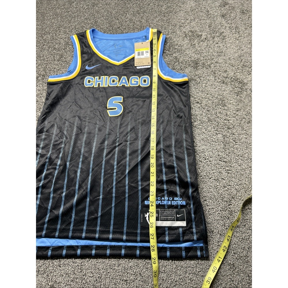Nike Chicago Sky Angel Reese WNBA Jersey Womens Small Black DC9567-016 - Picture 7 of 8
